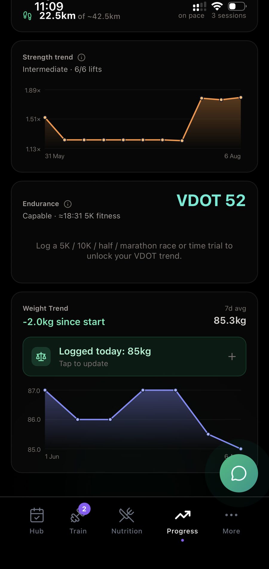 Talos app screen